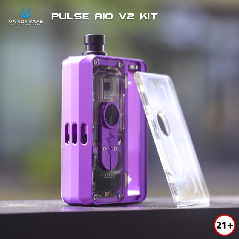 Vandy Vape Pulse AIO V2 Kit, Diy, Single 18650, Single Battery